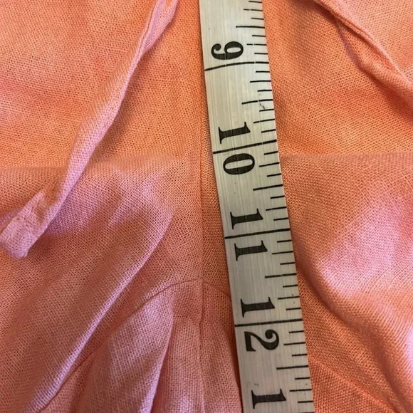 Coral nwt OLD NAVY linen Shorts XXL midrise drawstring/elastic waist - Picture 7 of 7